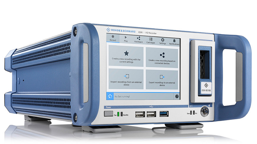 El registrador de datos I/Q de banda ancha R&S IQW100 facilita los tests de campo a laboratorio con equipamiento de gama media